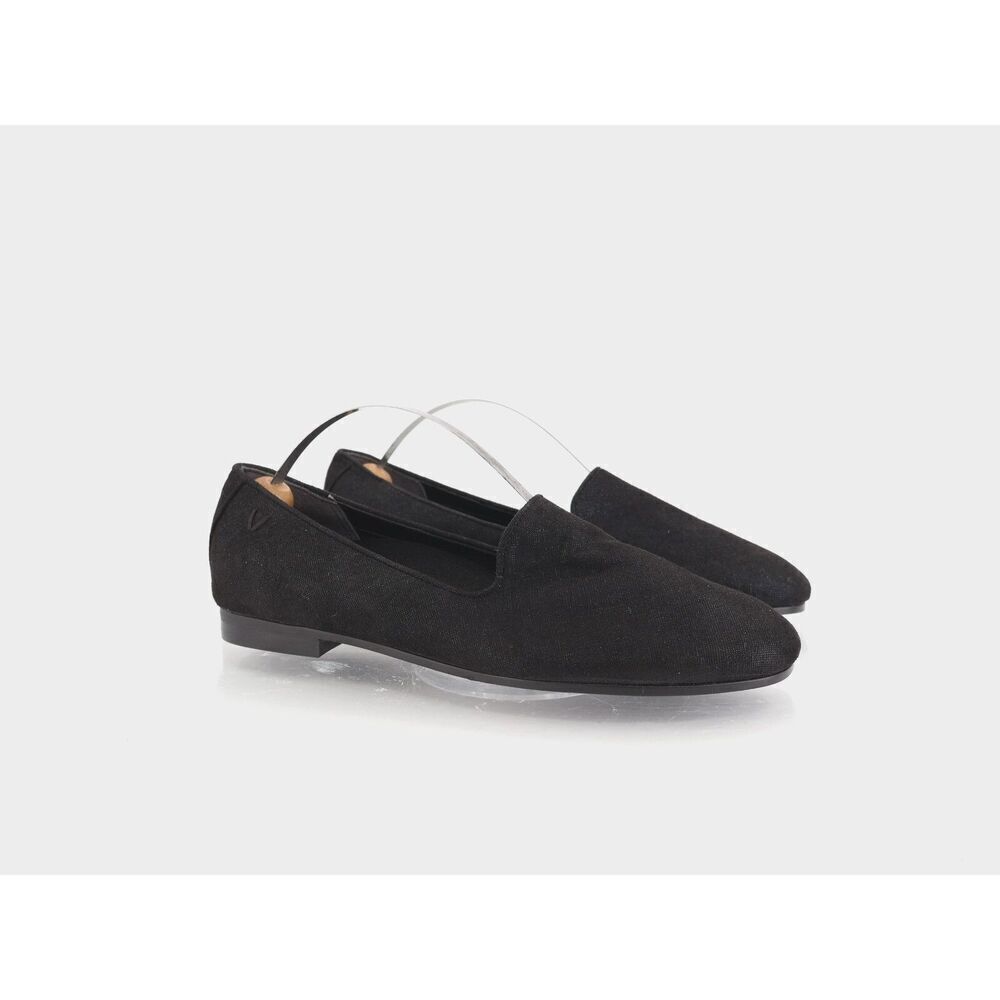Vionic Willa Slip-on Flat Fabric Comfort Loafers Slip On Orthotic Size 6.5 Black
